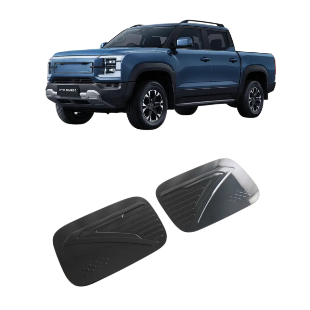 ABS Plastic Exterior Accessories BYD Shark 6 Tank Charging Port Cover Handle Cover Door Handle Bowl Mirror Cover Medium Mesh