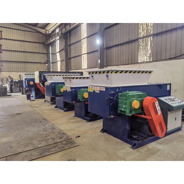 Waste Textile Hard Plastic Woven Bag Wood Rubber Shredder Single Shaft for Processing