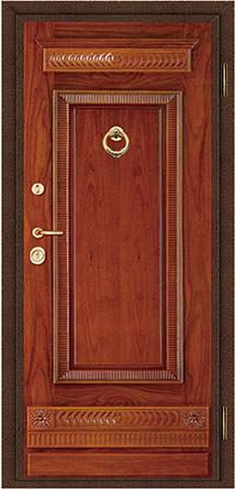 Italy steel wood security armored door