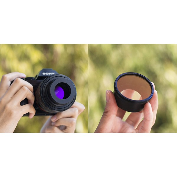 49mm Special Effect Lens Filter OEM / ODM Swirl Bokeh Filter With Optical Glass