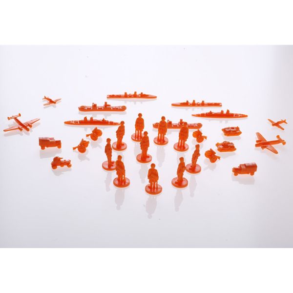 5 Pack Mini Plastic Army Figures With Weapons 1:35 Scale Plastic Military Men Model