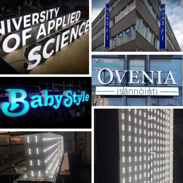 Dimmable Single Color LED Module Light Samsung 2835 Square 4 Single Color 12V IP68 For Light Box