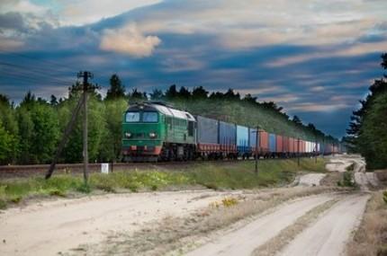 Door To Door International Rail Freight Transportation Forwarder