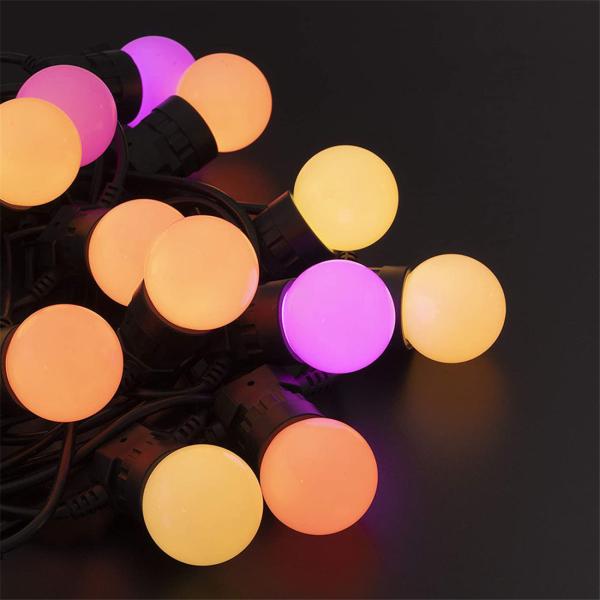 smart outdoor string lights G50 patio festoon light waterproof holiday decor lights