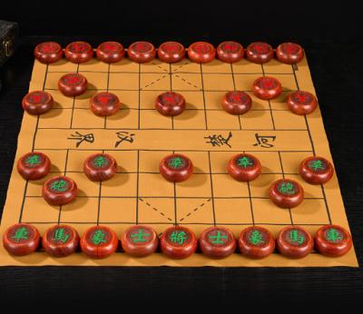 Rectangular Wooden Chinese Chess For 12+ Age  Beautiful Design And Customization Option
