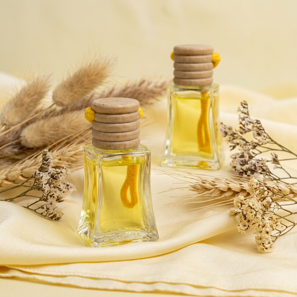 Anding High Quality Mini 6ml Automatic Diffuser Refill Empty Glass Luxury Car Perfume Hanging Diffuser Bottle