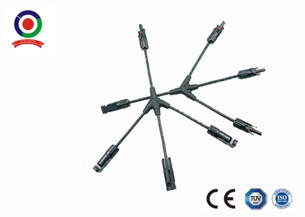 Acoplador solar 3 do divisor do cabo do CE IP67 no tipo dos conectores de ramo Y de 1 T