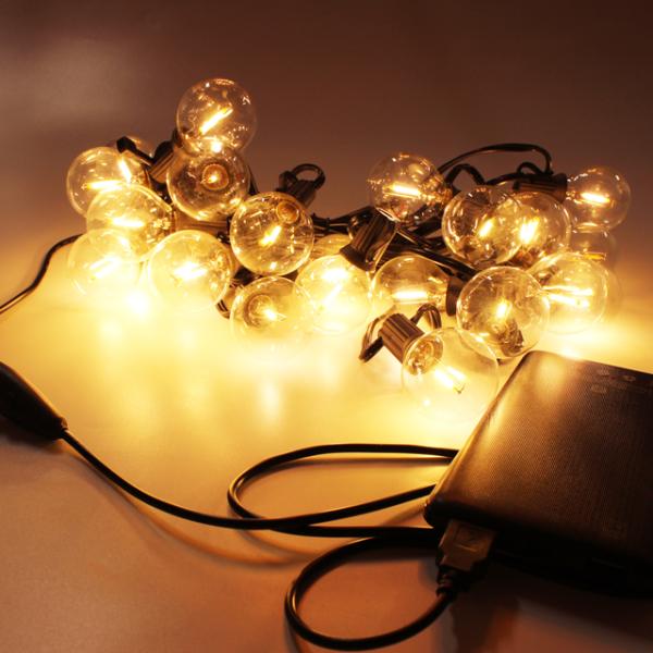 Garden Decor Lamp String Christmas Battery USB Operated LED Fairy Lights For Outdoor Decoration