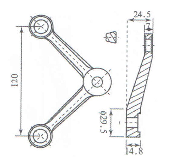 Stainless Steel Spider RS1204