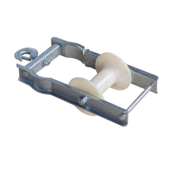 Кабель для воздушных линий шнуруя ролик с крюком, тросовым шкивом нейлона шнуруя блок