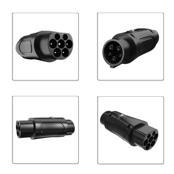 EVCOME Type 2 IEC 62196 To Type 1 SAE J1772 Adapter (250V 32A) Ev Charger Connector OEM ODM CE ROHS UKCA