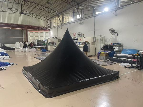 Professional Gazebo Pagoda Tent With Advanced Windproofing And Seamless PVC Walls