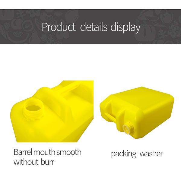41mm 20l HDPE Plastic Jerry Can With Tamper Evident Lids