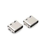 Quatro pés mergulham 16 o tipo conectores SMT portuário fêmea do Alfinete USB 3,1 de C 10000 ciclos