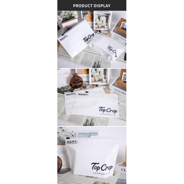 BOPP Vêtements recouverts de fermeture à glissière Fermeture à glissière Sacs avec logo Pour les vêtements