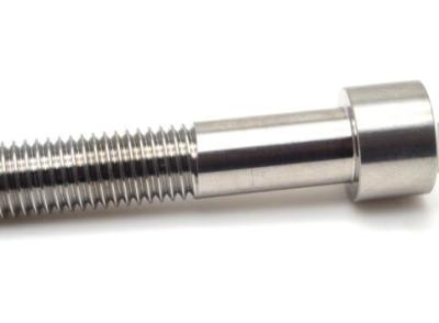 Full Thread Stud Flat Head Screw Stainless Steel Material M6x12 Size ASME SA479