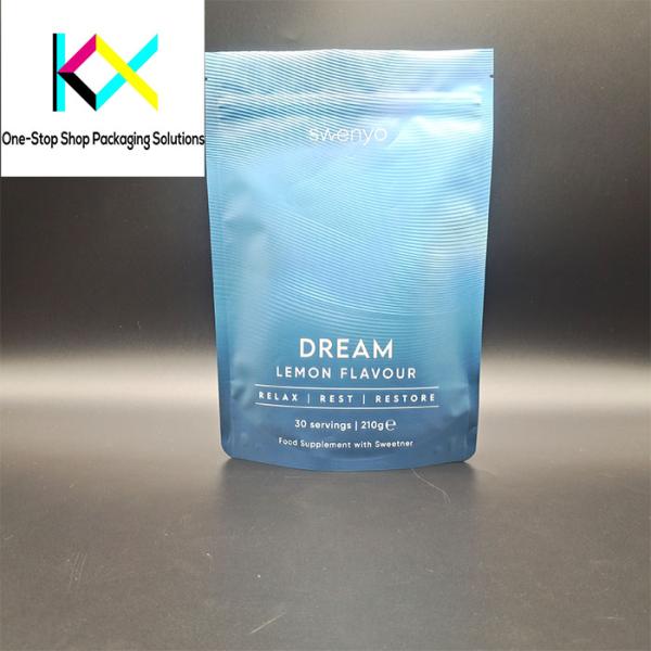 Food Grade 130um Protein Powder Pouches With Aluminum Foil Granola Cereal Packaging