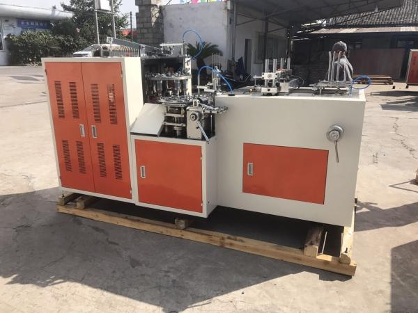 Middle Spped Paper Cup Making Machine 60-70pcs/Min 380 V 50 HZ 2700 X1200 X1700mm