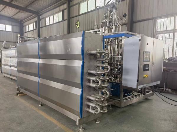 Advanced 7.5 Kw Direct UHT VTIS Sterilizer for Milk Processing Line Standard Size