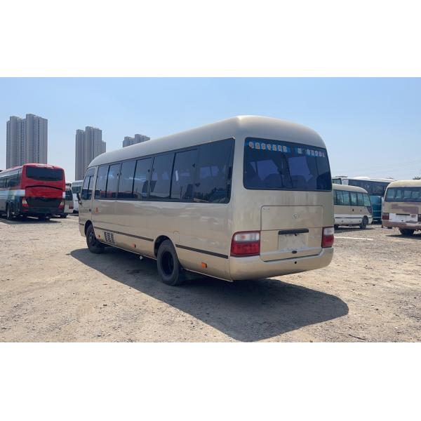Diesel Fuel Type 30 Seats Toyo Ta Coaster Tourist Coach Bus with Max Power of 113/5200kw