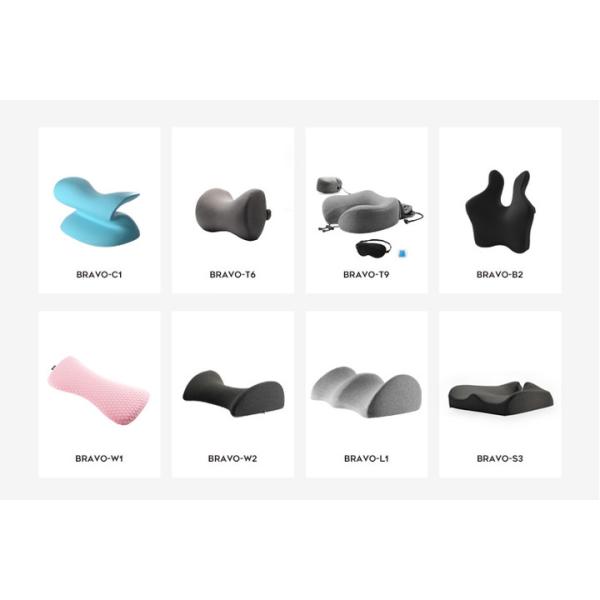 5V Neck Massager Pillow Memory Foam Travel Neck Support Heat Pillow for Traveling