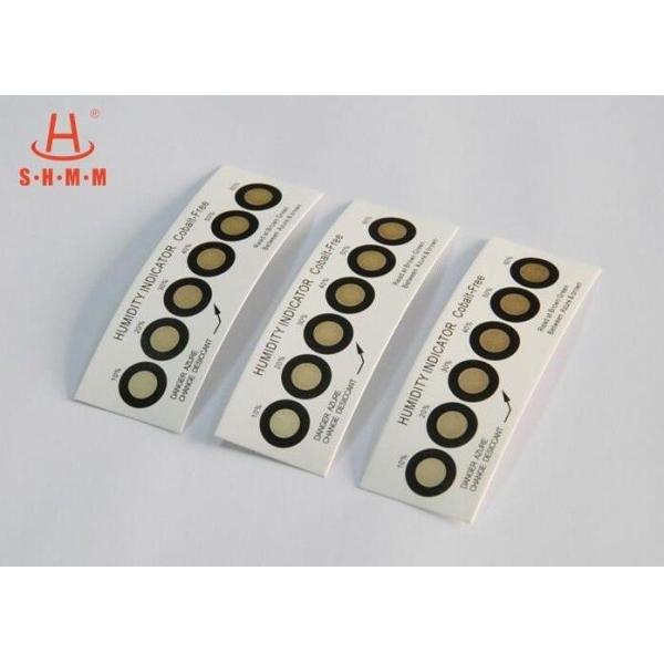 Mil-I-8835 A Moisture Indicator Strips , Reversible Humidity Indicator Plug Card