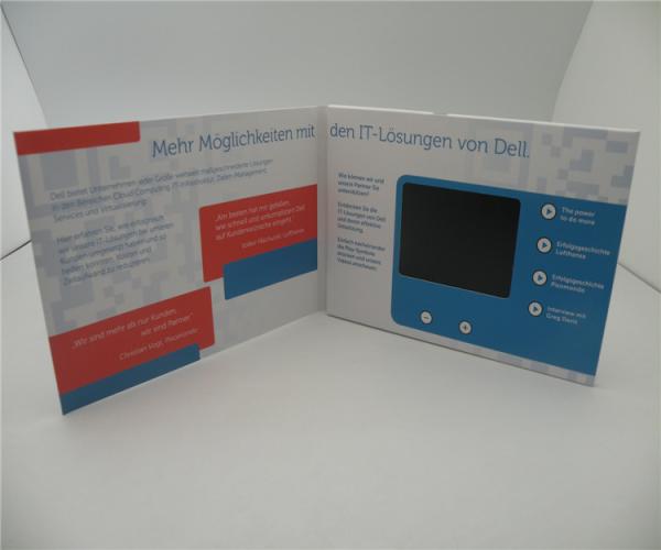 TFT PU LEATHER A5 LCD VIDEO CARD / LCD VIDEO BROCHURE For PROMOTION