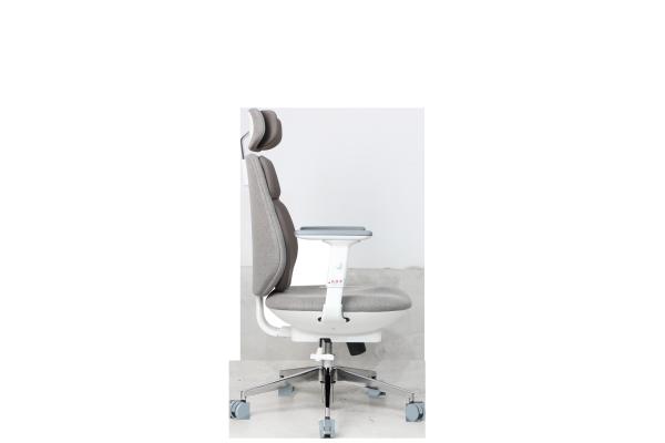 PA Castor Adjustable Lumbar Support Chair Gray ergonomic desk chair