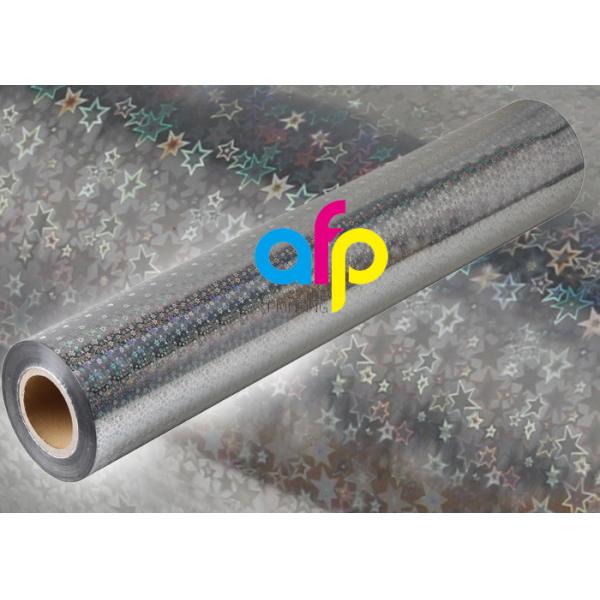 Holographic Metalized BOPP Film , BOPP Transparent Film Roll For Packing