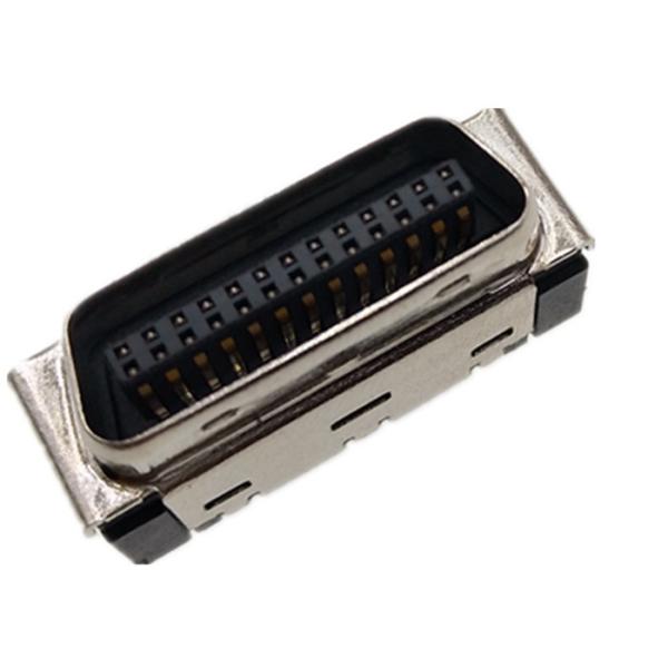 Тип разъем-вилка припоя СКСИ 26 Пин защелки пряжки прямая с пластиковым клобуком