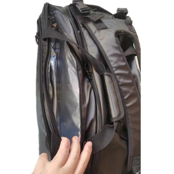 Compact and Lightweight Padel Racket Bag Ventilation 1.2kg Black