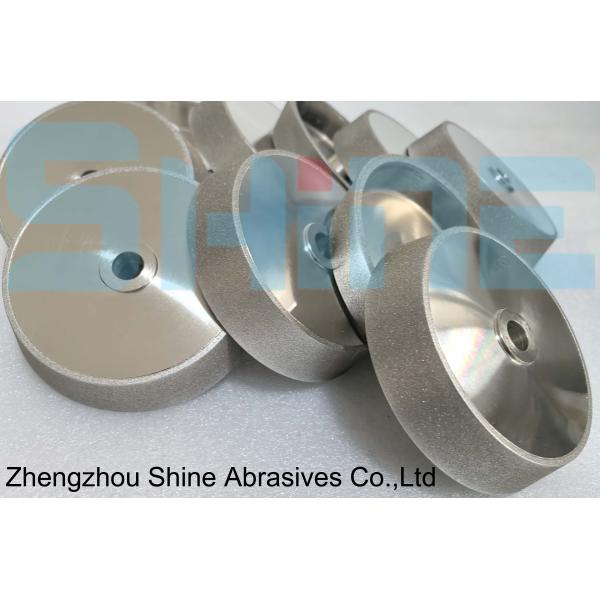 Electroplated Single Bevel diamond Grinding Wheel Edge Profile Polishing