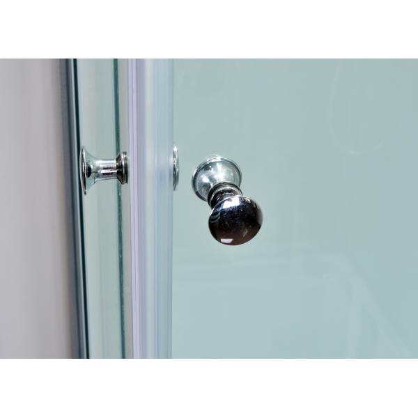 Залы пригодности стеклянная кабина ливня 800 x 800 с серебряной алюминиевой рамкой