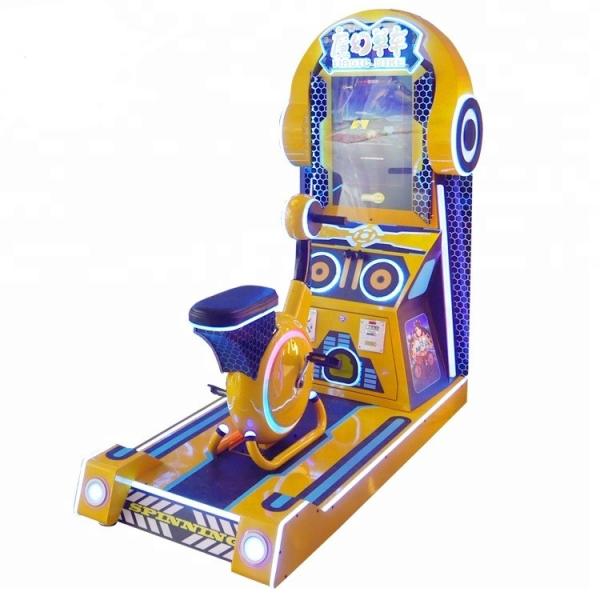 Fitness Sport Bike Video Arcade Racing Game Machine For Children Hardware + Acrylic