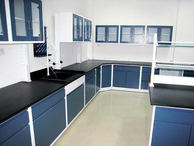 Sturdy Laboratory Wall Bench 19mm Thickness Epoxy Resin Board Worktop