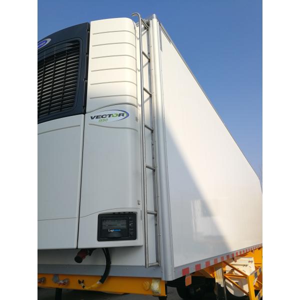 13m 40 Ft Refrigerated Trailer , Air Suspension Refrigerated Enclosed Trailer