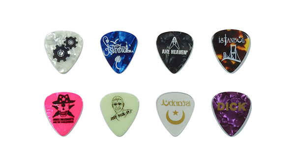 Custom Guitar Picks Metal Sublimation Musical Instrument Picks Guzheng Picks DIY Gift