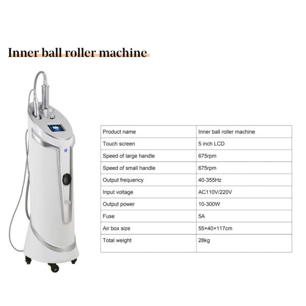 2 manijas Máquina de rodillo de bolas internas Máquina médica para apretar la piel facial 110V / 220V