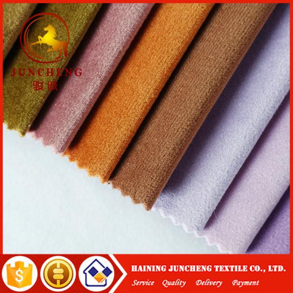 Wholesale ready goods 100% polyester holland velvet for sofa