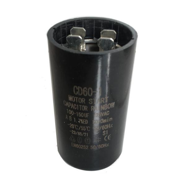 CD60 AC Motor Start Capacitors 100uF 150uF 125VAC AC Motor Capacitors For Compressor