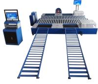 AA4C 3 eixos 6 rolos 15T Capacidade Chassis Dinamômetro Máquina Automóvel Automóvel Veículo Linha de ensaio Veículo Equipamento de inspecção