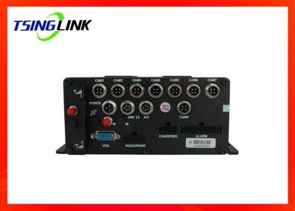 4G 1080P Vehicle Mobile NVR With GPS WiFi Hard Disk ROHS Certificated