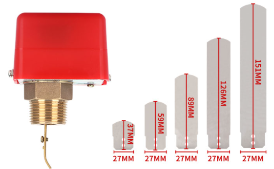 304 жидкость воды Адвокатуры 75*65*130mm выключателя потока 10 воды нержавеющей стали