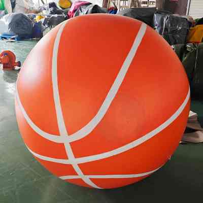 Giant Inflatable Basketball Replica for Sports Events Brand Promotion and Outdoor Advertising