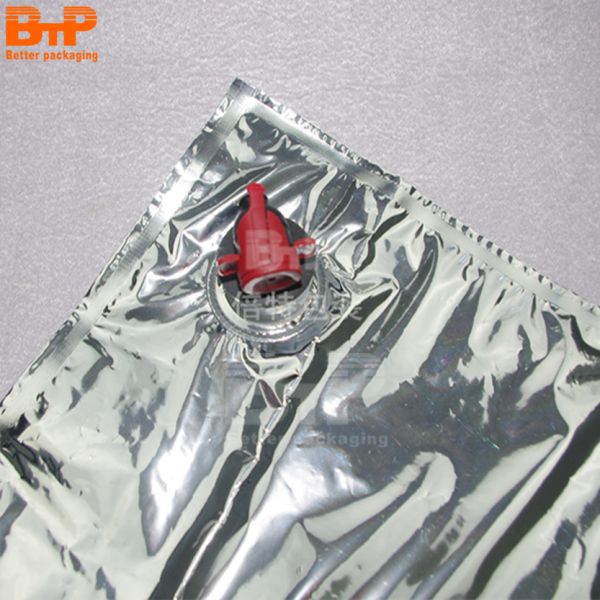 10L & 20L Aseptic BIB Bag with Screw or Tap Valve and Gravure Printing for Wine and Liquid Packaging