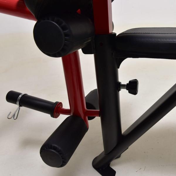 Indoor Weight Lifting Bench and Power Rack for Strength Training in Dark Grey