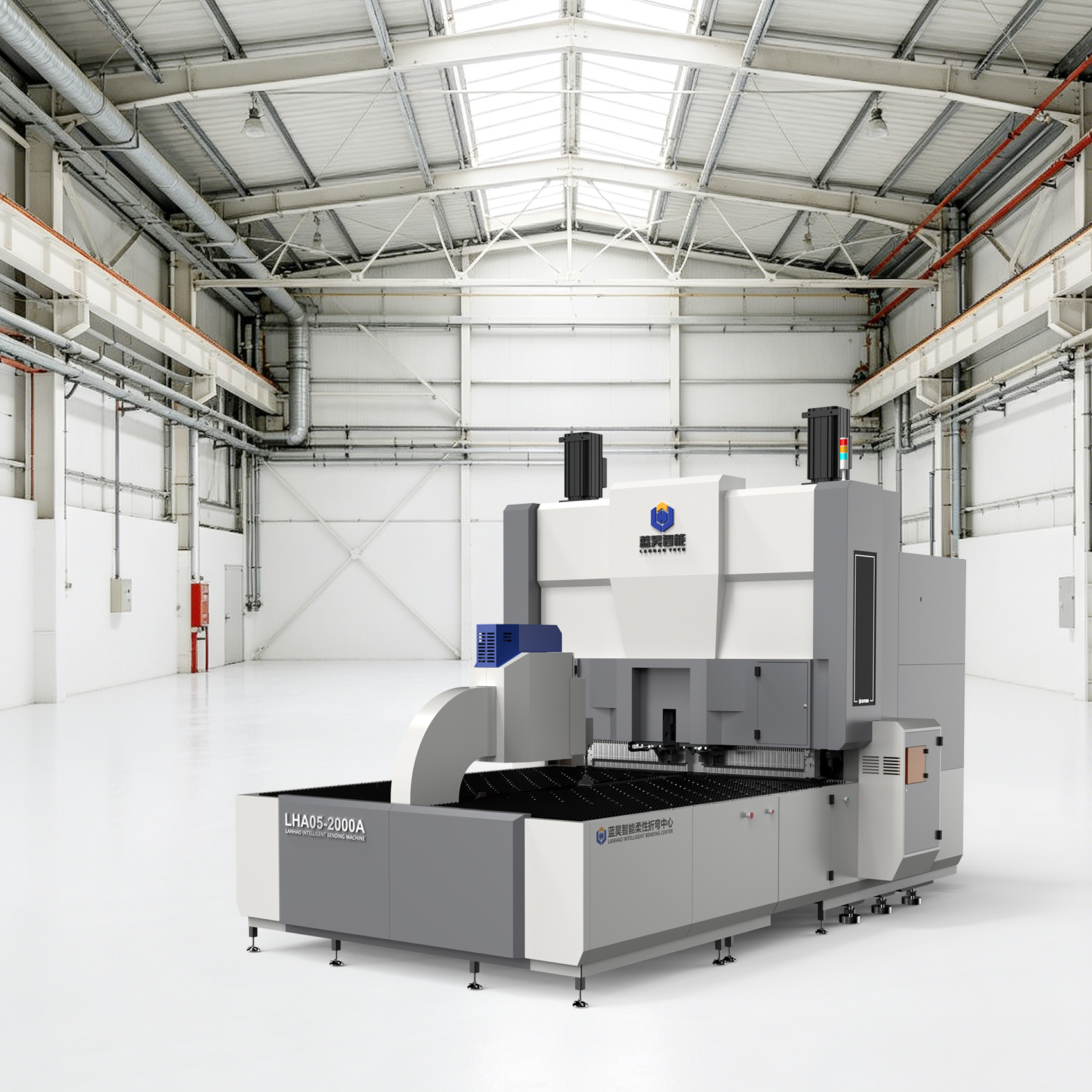 LHA-2000A Intelligent CNC Panel Bender No Tool Change Sheet Metal Bending Machine