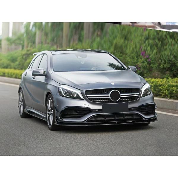 Get the A45 Front Bumper Grille Upgrade for Mercedes Benz A Class W176 Body Kit 13-18