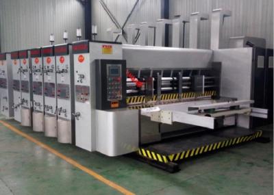 a máquina de impressão Slotter de Flexo da cor 200pcs/min 4 morre cortador com servocontrol da C.A.