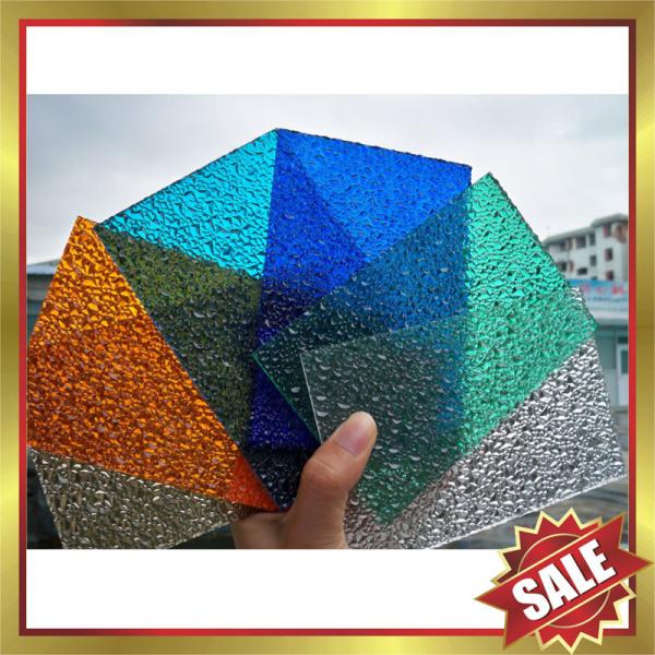 hight quality Diamond embossed polycarbonate PC Sheet panel board plate for decoration and building construction project
